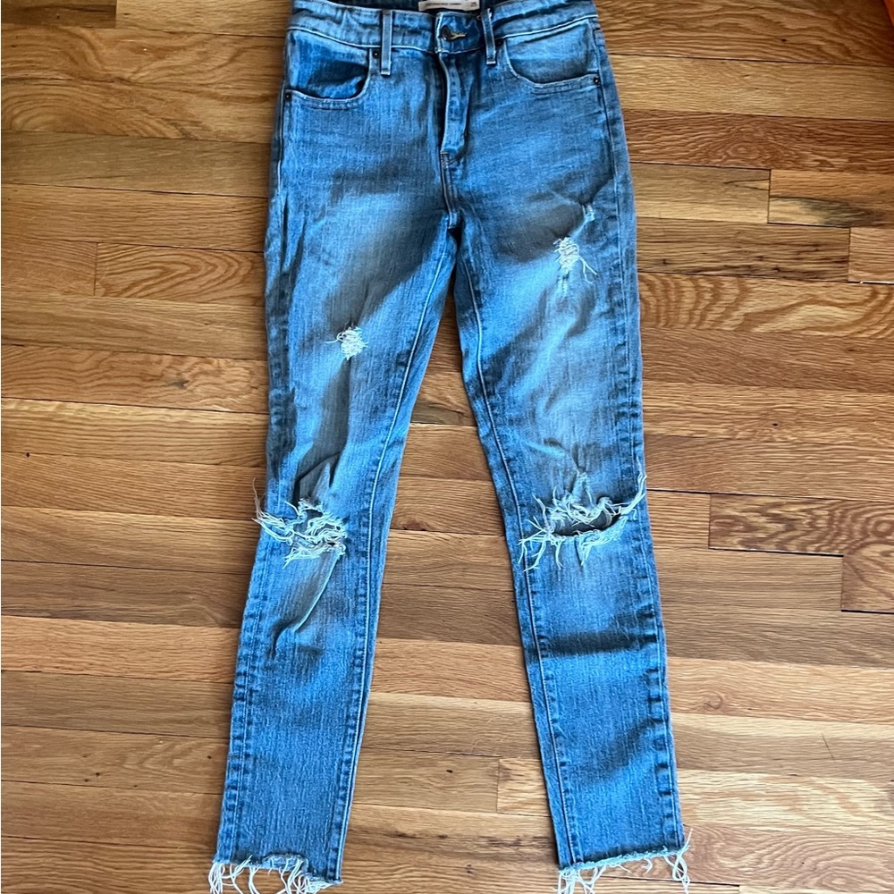 Levis 721 skinny denim jeans